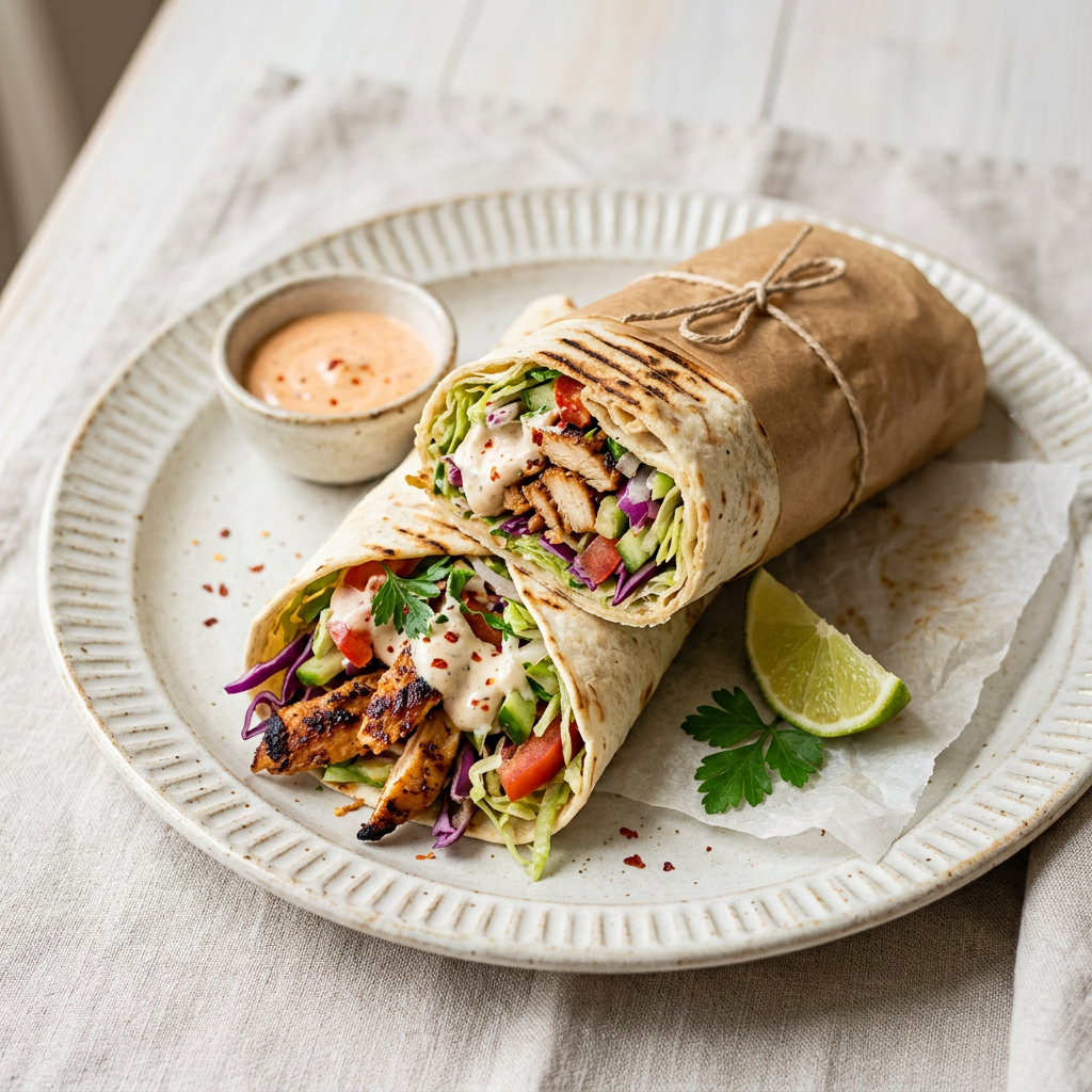 Döner Dürüm mit Huhn