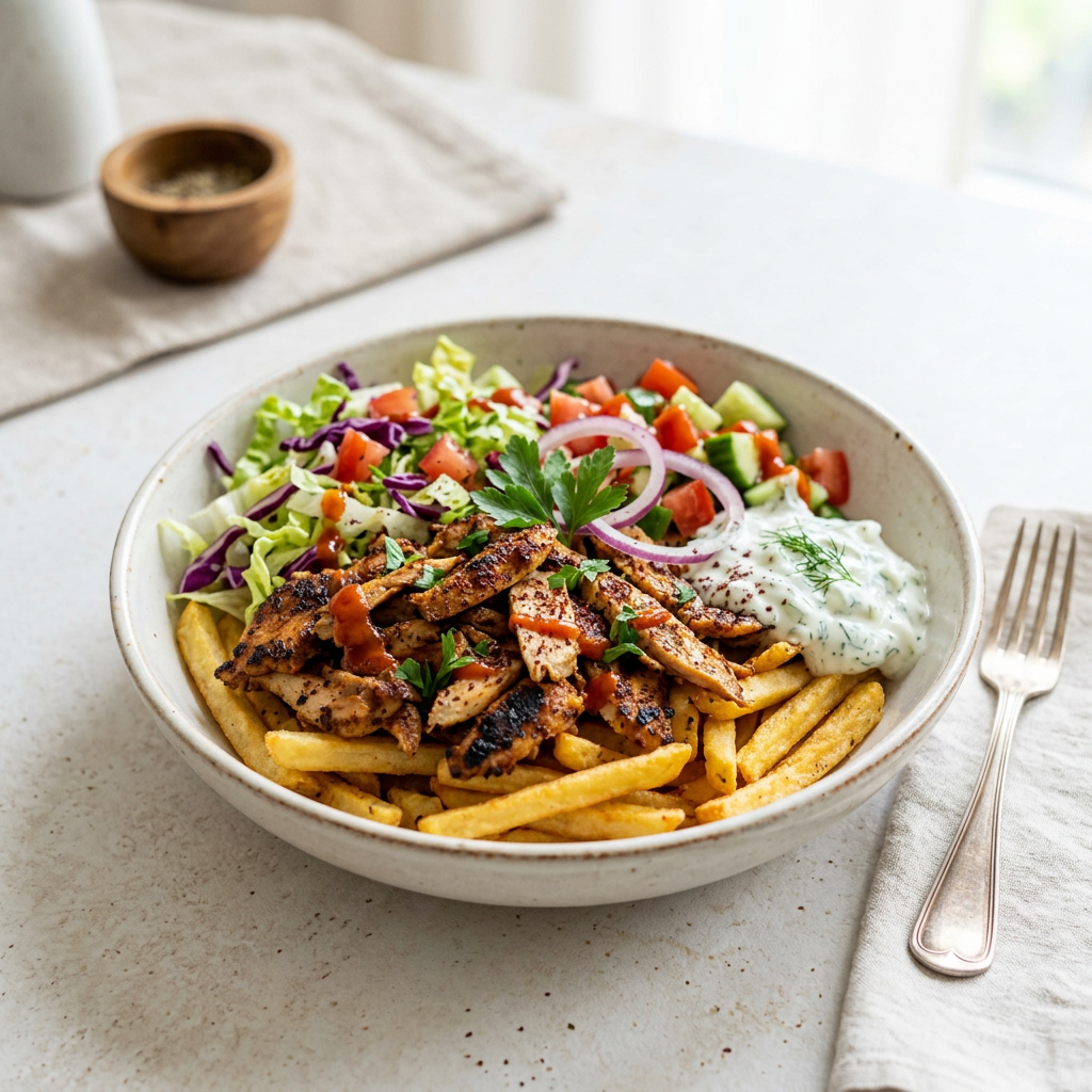 Dönerbowl mit Huhn