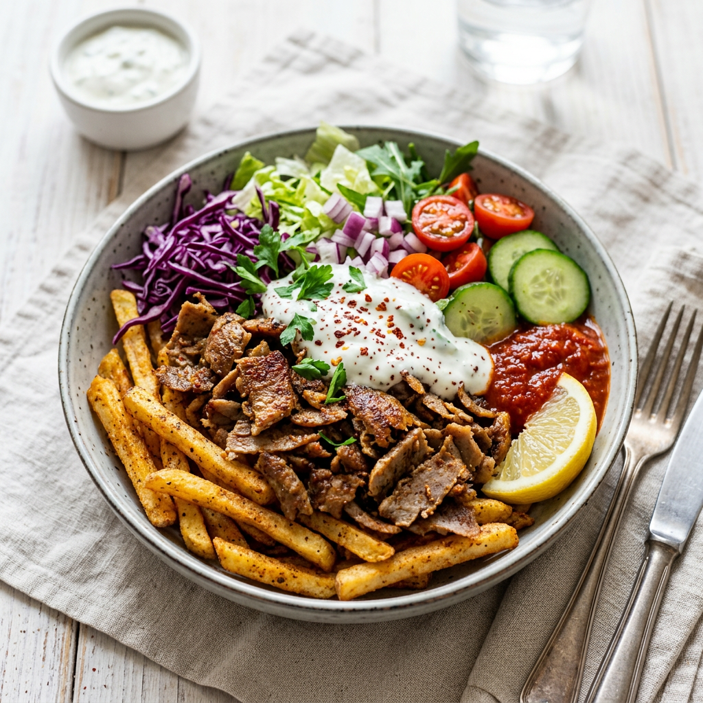 Dönerbowl mit Kalb Hack